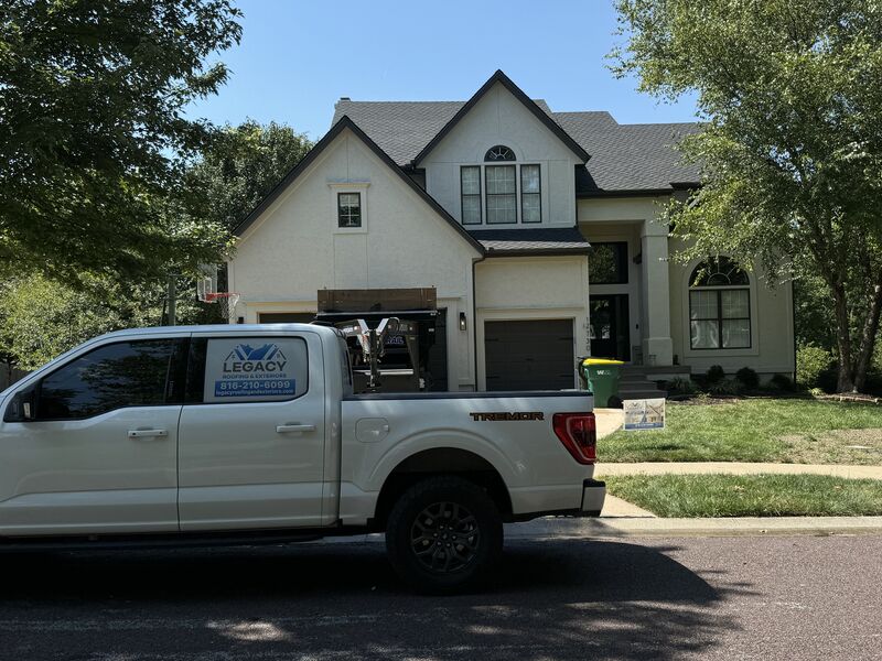New siding installed on a Kansas City home